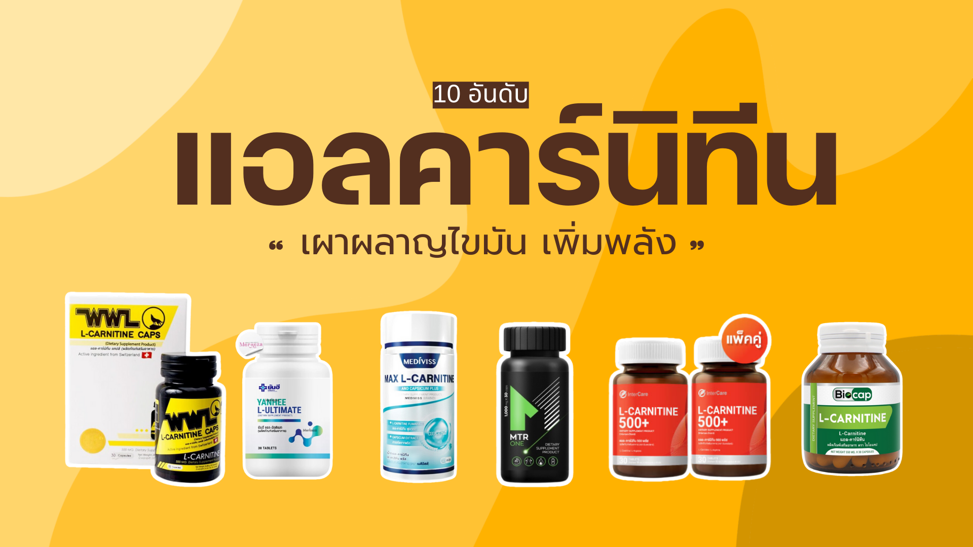 l-carnitine 330 mg tablet วิตามินยันฮีลดน้ำหนัก ทางเลือกใหม่ที่คุณไม่ควรพลาด! main image 1