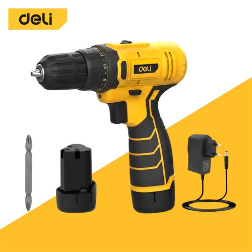 Deli สว่านไร้สาย Electric Drill 18 ระดับ