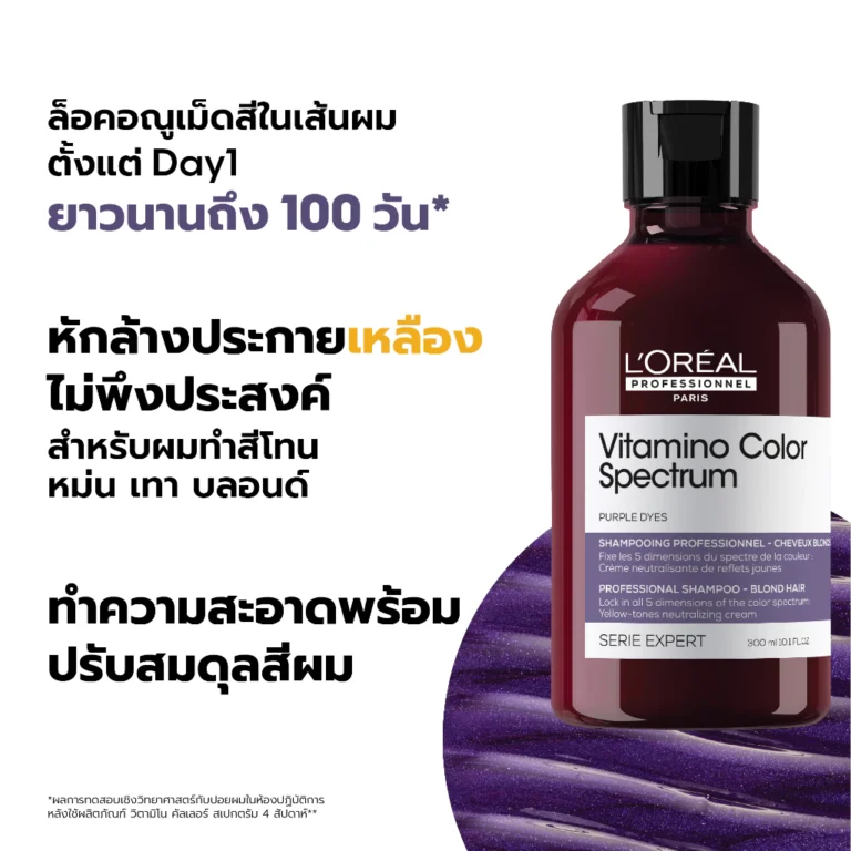 ลอรีอัล ปารีส เอเวอร์เพียว แชมพูม่วง 200 มล. และคอนดิชันเนอร์ 200 มล.