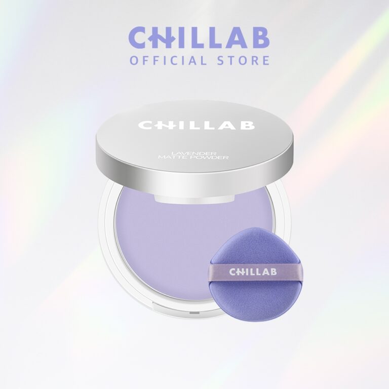 CHILLAB Lavender Matte Powder 10 กรัม แป้งพัฟคุมมัน
