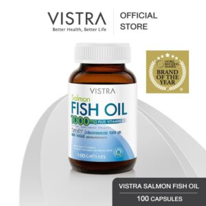 VISTRA Salmon Fish Oil – วิสทร้า น้ำมันปลาแซลมอน 75 แคปซูล