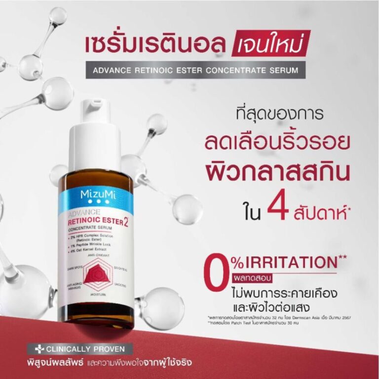 MizuMi Advance Retinoic Ester Serum เรตินอลเจนใหม่
