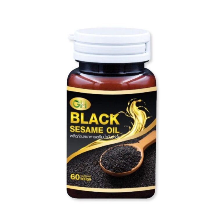 GH Black Sesame Oil น้ำมันงาดำสกัดเย็น 60 แคปซูล 3 กระปุก