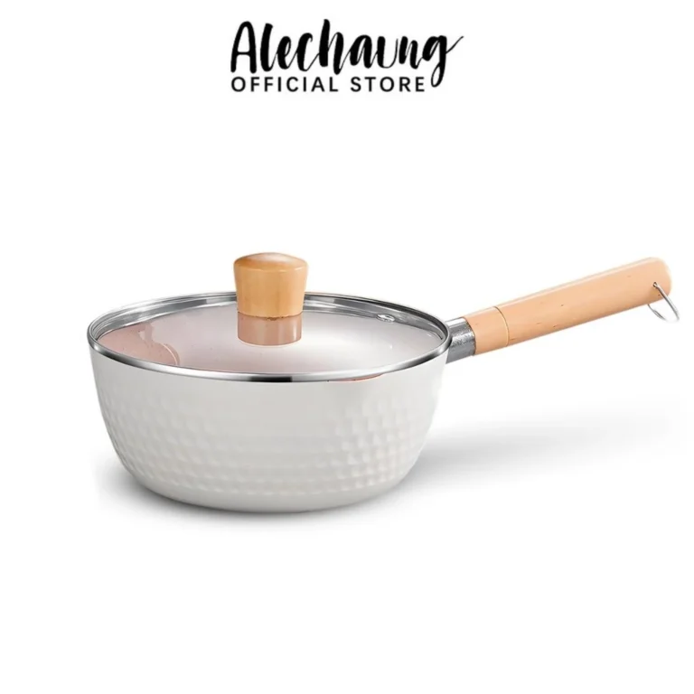 Alechaung กระทะเคลือบหินอ่อน หม้อหินไมฟาน snow pan