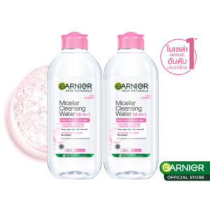 GARNIER MICELLAR CLEANSING WATER ไมเซล่าฝาชมพู คลีนซิ่ง
