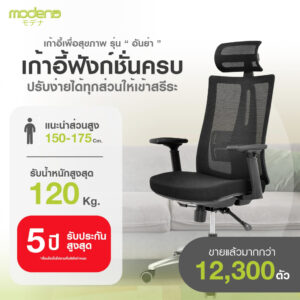 Modena เก้าอี้สำนักงาน เพื่อสุขภาพ รุ่น Anya