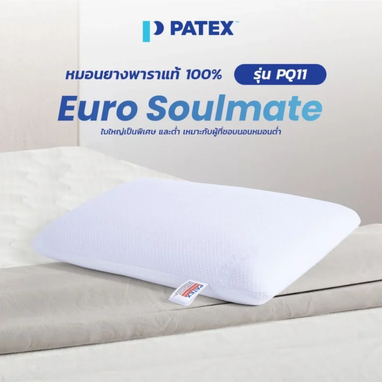 PATEX หมอนรองกระดูกทับเส้นประสาท หมอนยางพาราแท้ 100%