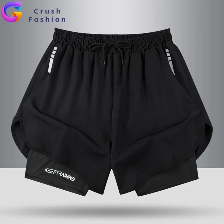 Crush M-5XL กางเกงวิ่งผู้ชาย ขาสั้น ไซส์ใหญ่ แบบแห้งเร็ว
