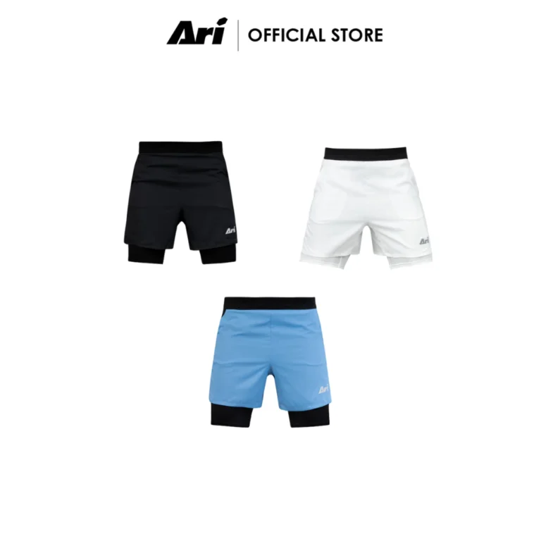 ARI MEN BREATHE 2IN1 V3 RUNNING SHORTS 3 INCHES กางเกงวิ่งผู้ชาย