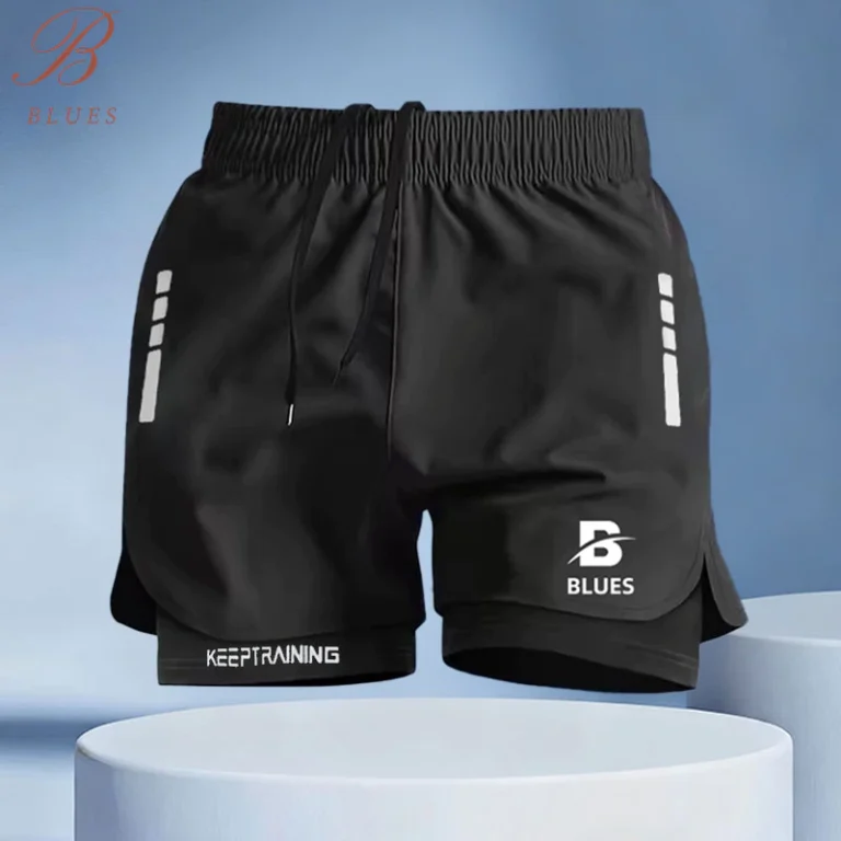 B BLUES กางเกงวิ่งผู้ชาย ขาสั้น ใส่สบาย ยืดหยุ่น M-5XL