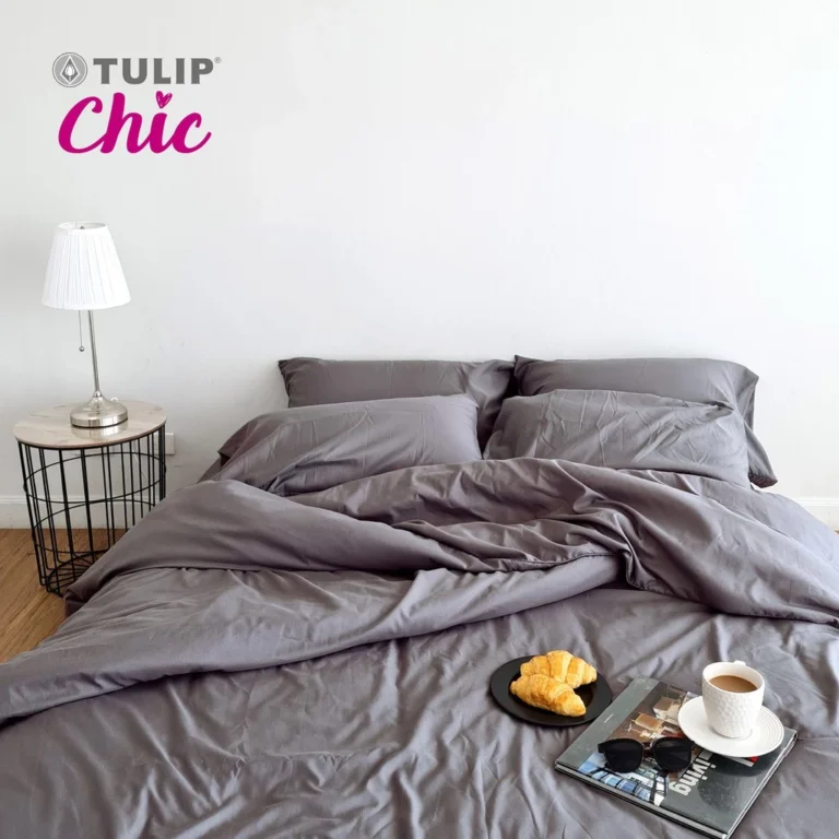 TULIP CHIC สีพื้น CHIC01 ชุดผ้าปูทีนอน สัมผัสนุ่มสบายสไตล์มินิมอล