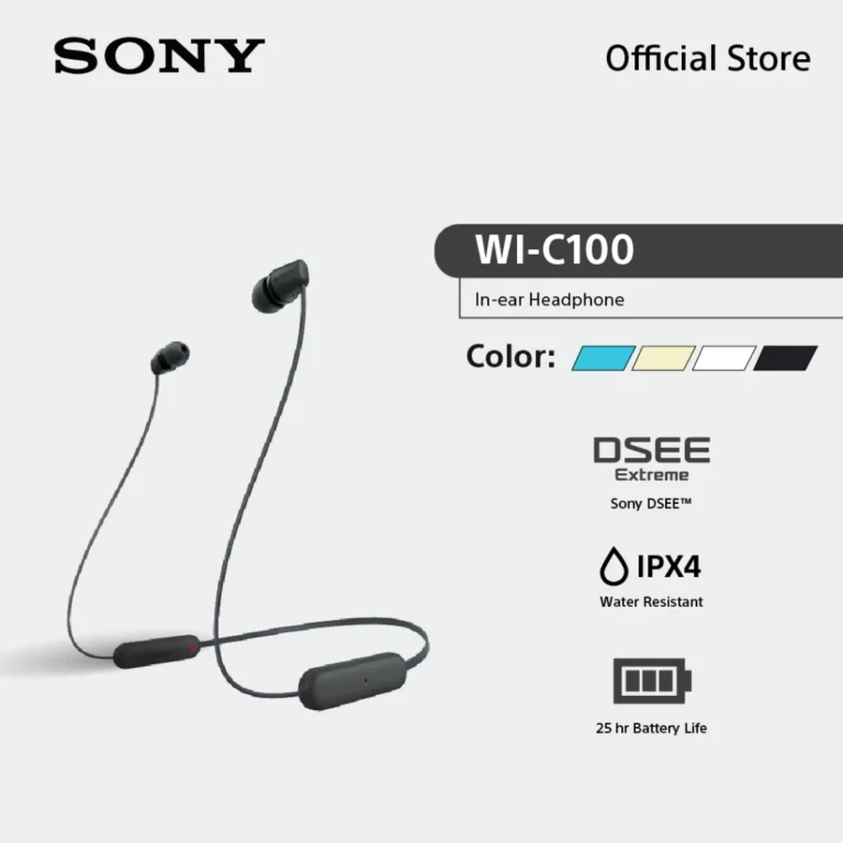 Sony หูฟังบลูทูธ In Ear รุ่น WI-C100