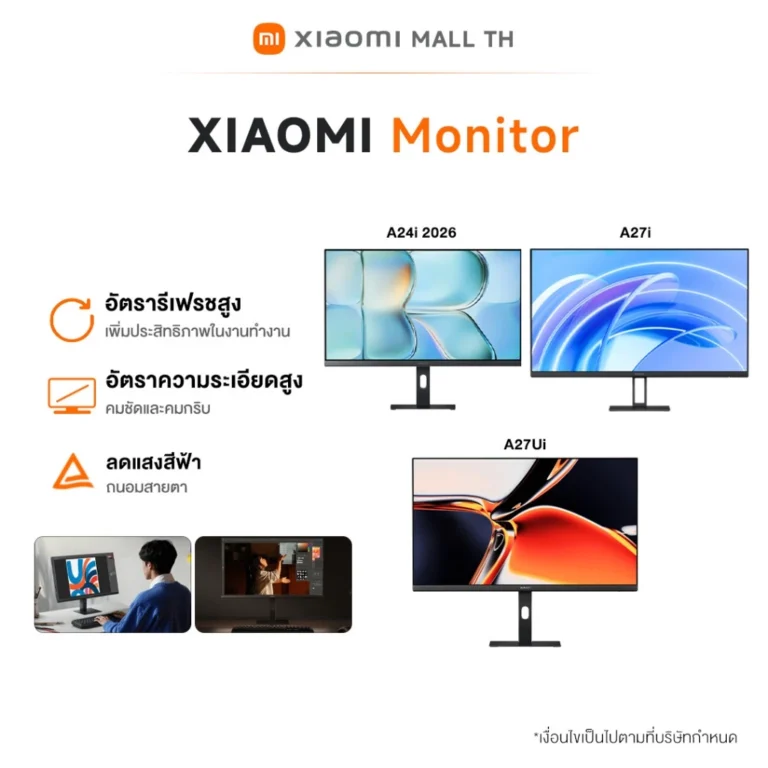 XIAOMI Monitor A27i XIAOMI Monitor A24i / XIAOMI Monitor A27ui จอคอมพิวเตอร์