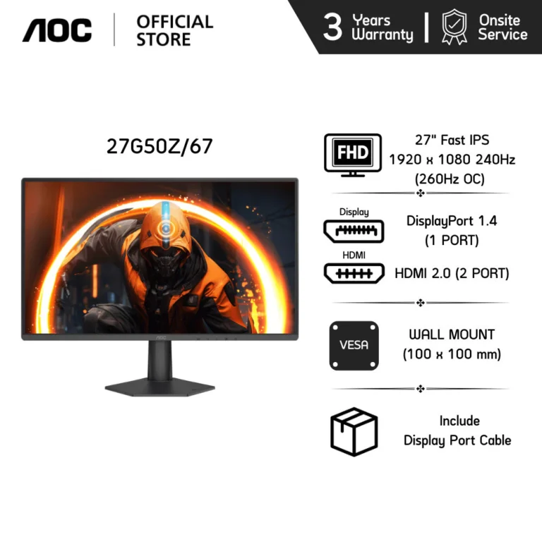 AOC 27G50Z/67 GAMING MONITOR จอคอมพิวเตอร์